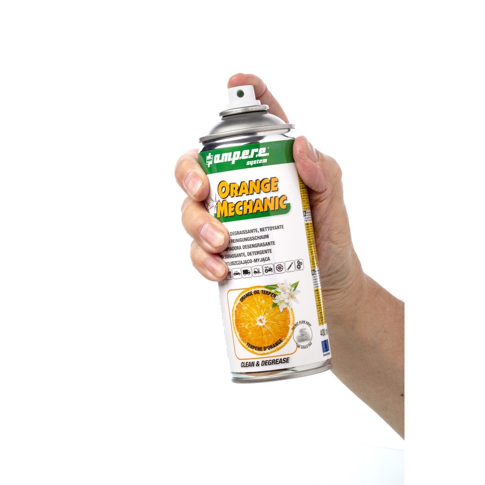 Číslo obrázku produktu 4: A.M.P.E.R.E. Čisticí pěna Orange Mechanic, odmašťovací, 400 ml, 12 ks/balení