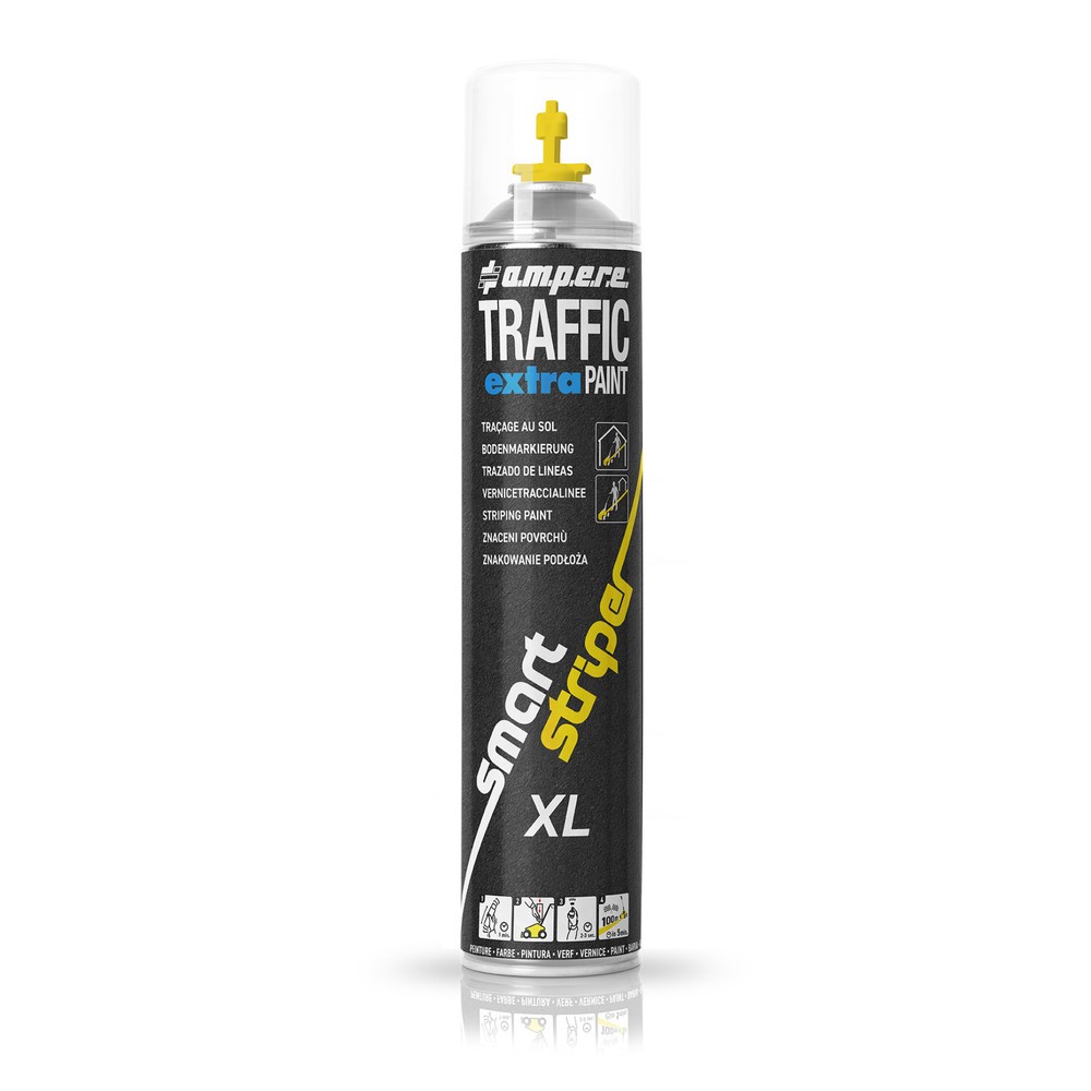 Obrázek produktu: A.M.P.E.R.E. Značkovací barva TRAFFIC extra Paint® XL 0,75 l, žlutá.