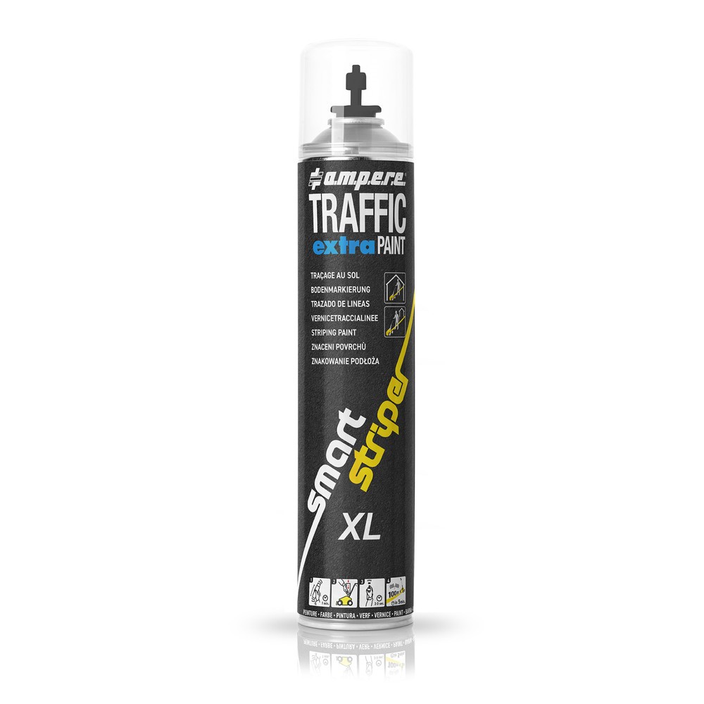 Obrázek produktu: A.M.P.E.R.E. Značkovací barva TRAFFIC extra Paint® XL 0,75 l, černá.