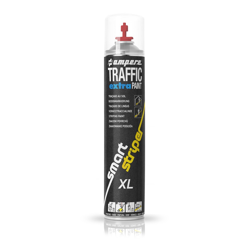 Obrázek produktu: A.M.P.E.R.E. Značkovací barva TRAFFIC extra Paint® XL 0,75 l, červená.