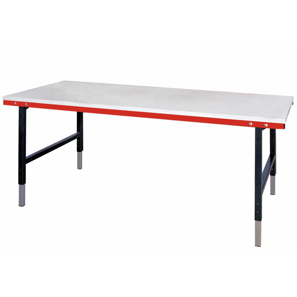 Číslo obrázku produktu 6: Balicí a pracovní stůl Rocholz, nosnost 200 kg, VxŠxH 690-960 x 2000 x 920 mm