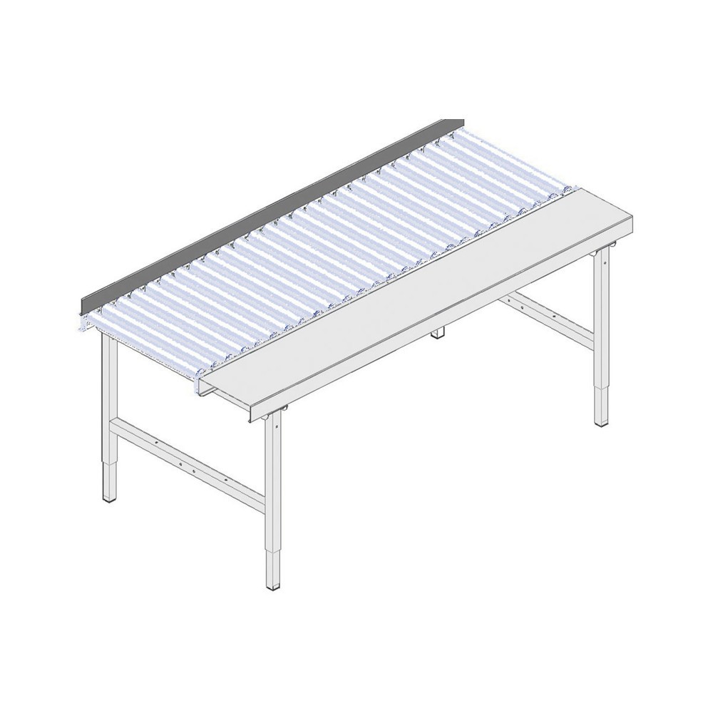 Číslo obrázku produktu 3: Boční vedení pro systém balicích stolů Rocholz, vhodné pro stůl s válečkovým dopravníkem