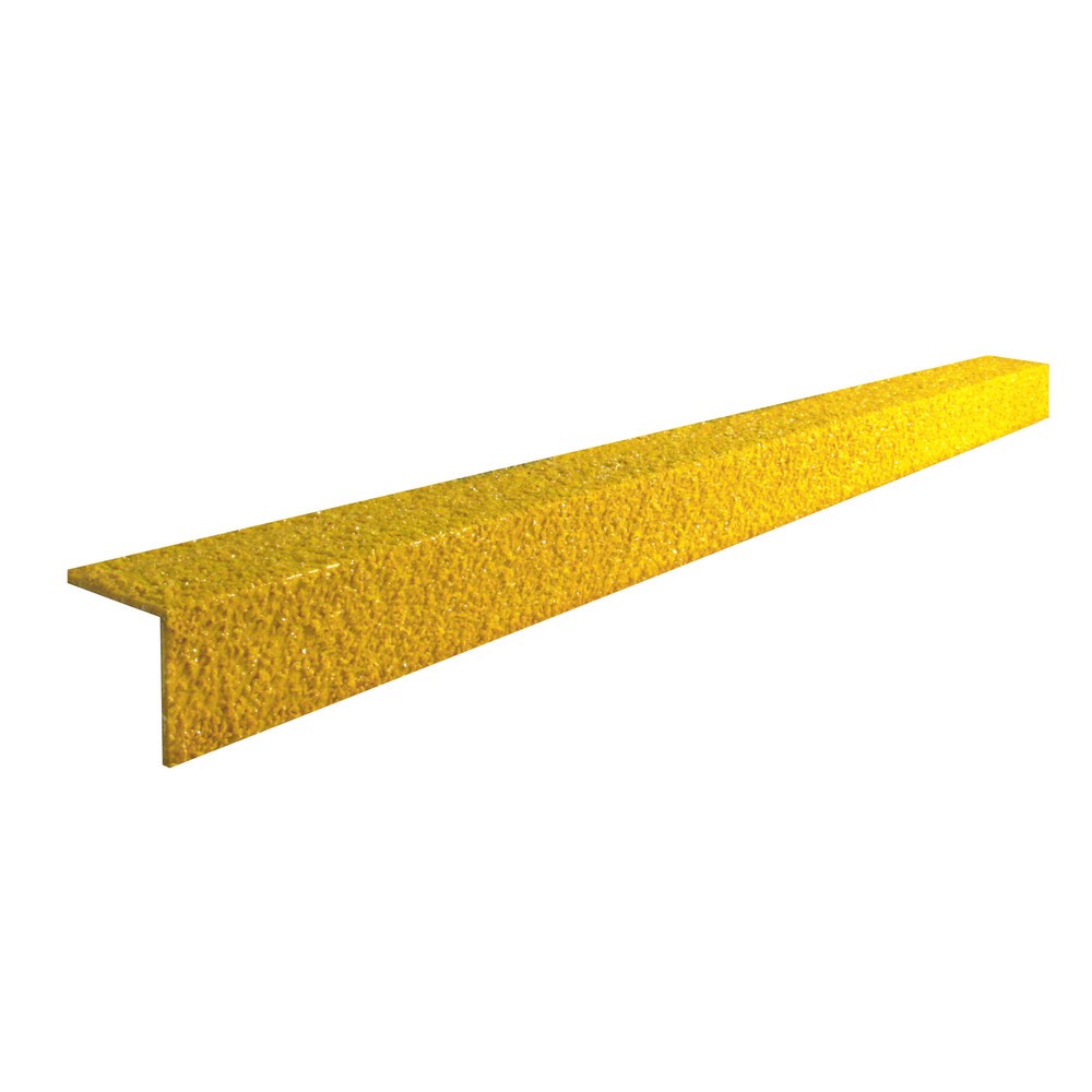 Číslo obrázku produktu 1: COBA Protiskluzový profil na hranu schodu COBAGRiP® Stair Nosing, VxŠxH 5,5 x 1000 x 55 mm, žlutá