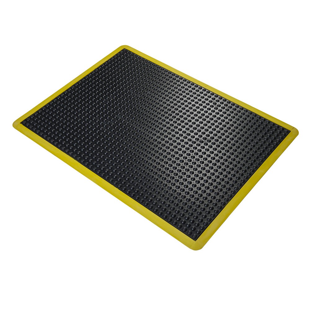 Obrázek produktu: COBA Protiúnavová rohož Bubblemat Safety, ŠxH 600 x 900 mm, černá/žlutá