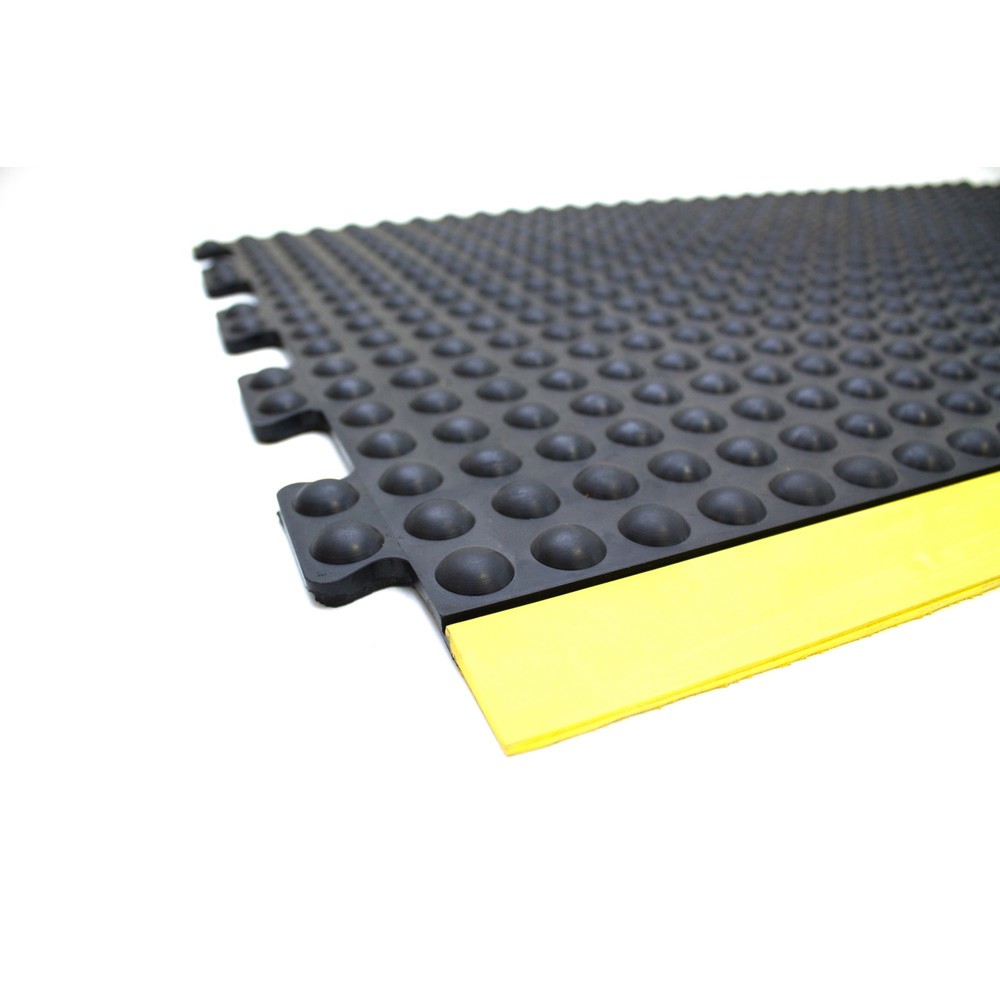 Číslo obrázku produktu 2: COBA Protiúnavová rohož Bubblemat Safety, středový dílec, ŠxH 600 x 900 mm, černá/žlutá