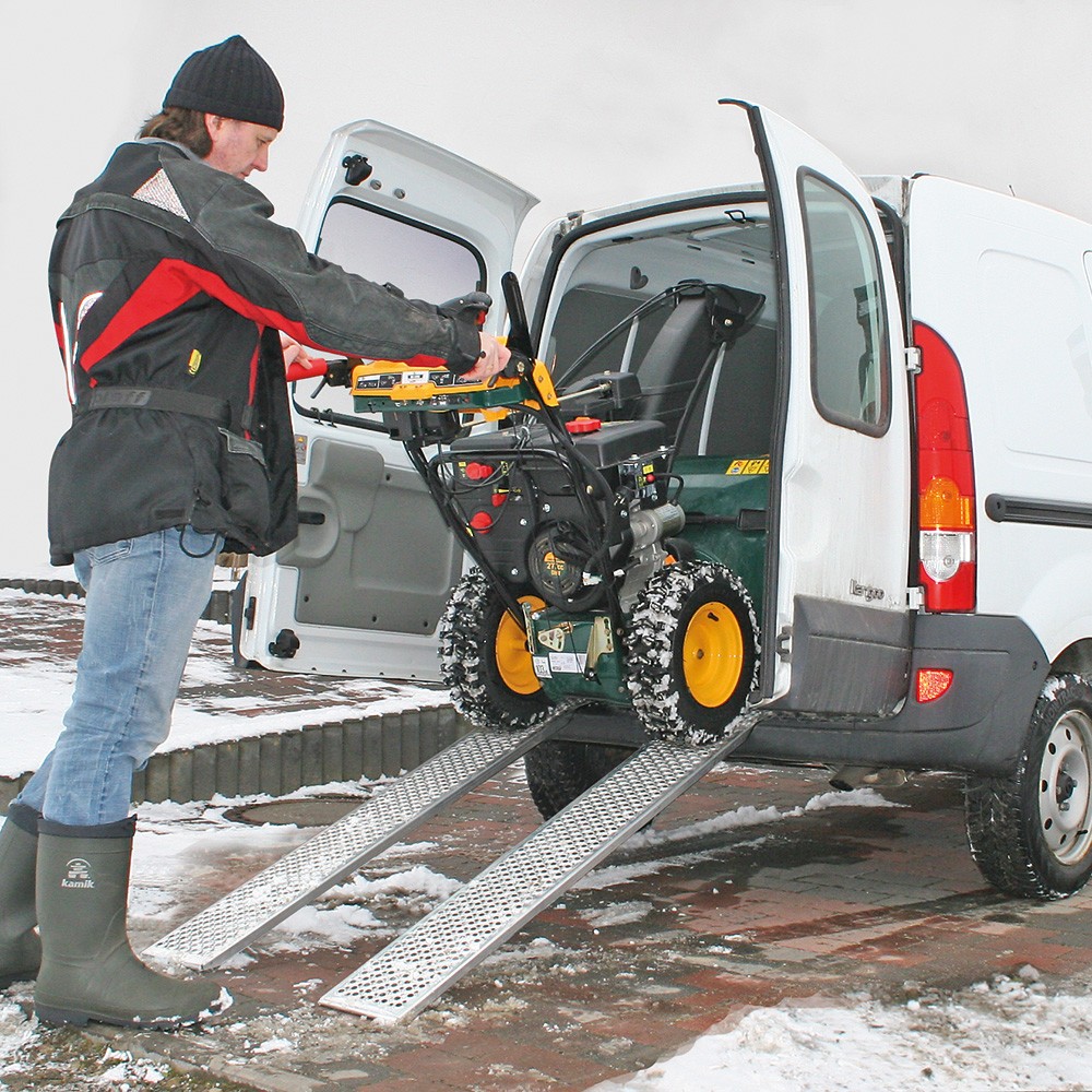 Číslo obrázku produktu 3: Nájezdové rampy BASIC, nosnost 400 kg, ŠxD 200 x 2000 mm