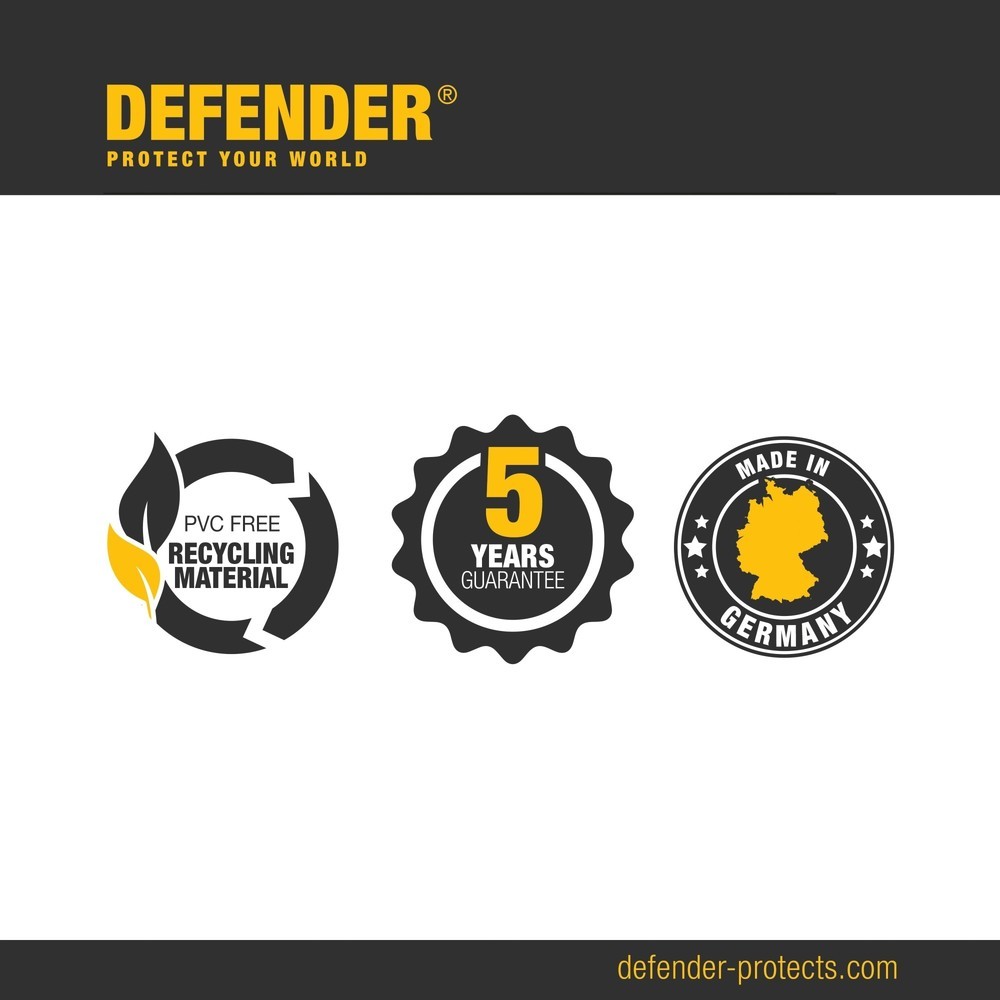 Číslo obrázku produktu 7: Kabelový můstek Defender® by Adam Hall MIDI 3 2D, prostřední díl, 3 kanálů, černá/žlutá, poloviční provedení