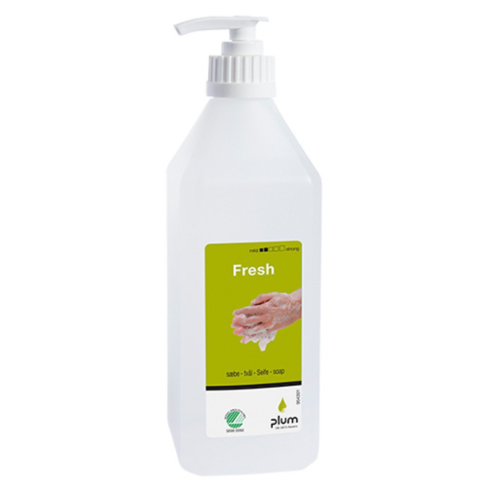 Obrázek produktu: Krémové mýdlo plum fresh, láhev s pumpičkou 600 ml