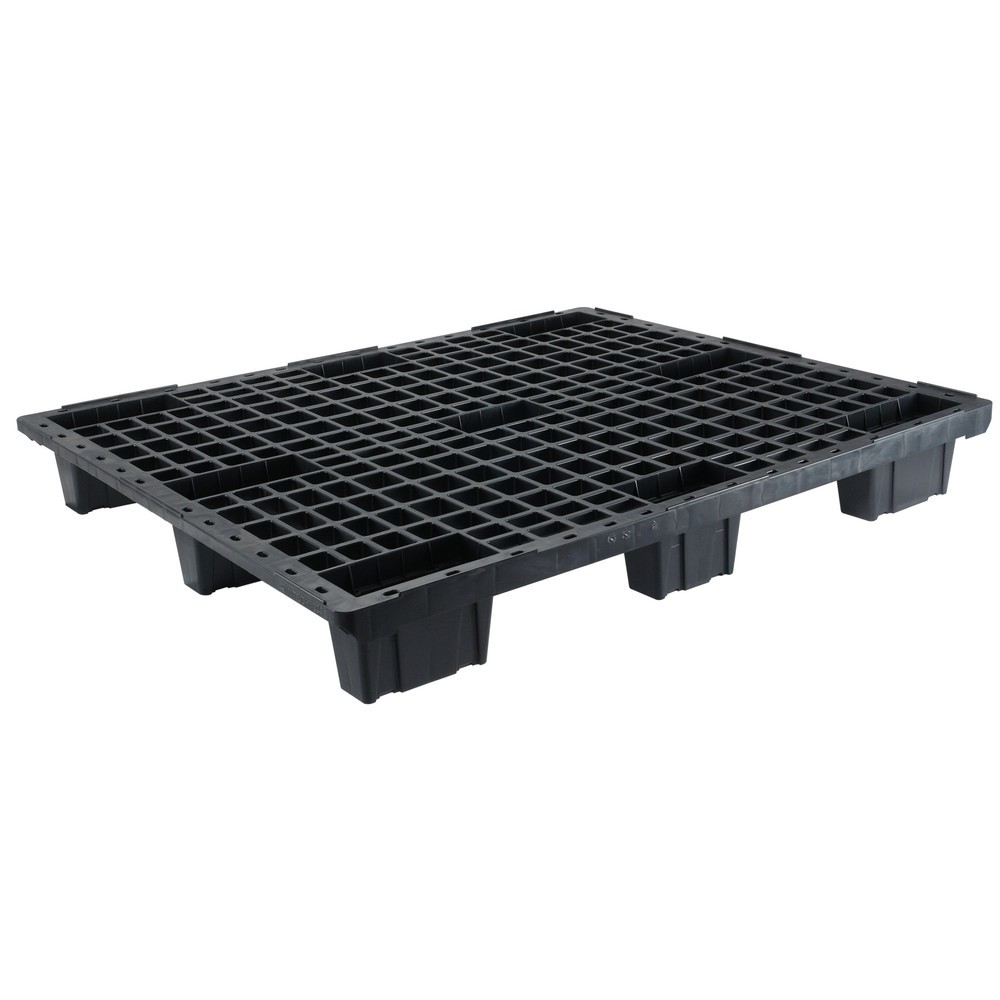 Obrázek produktu: Lehká paleta z HDPE, statická nosnost 1800 kg, 1200 × 800 mm, 9 nožek