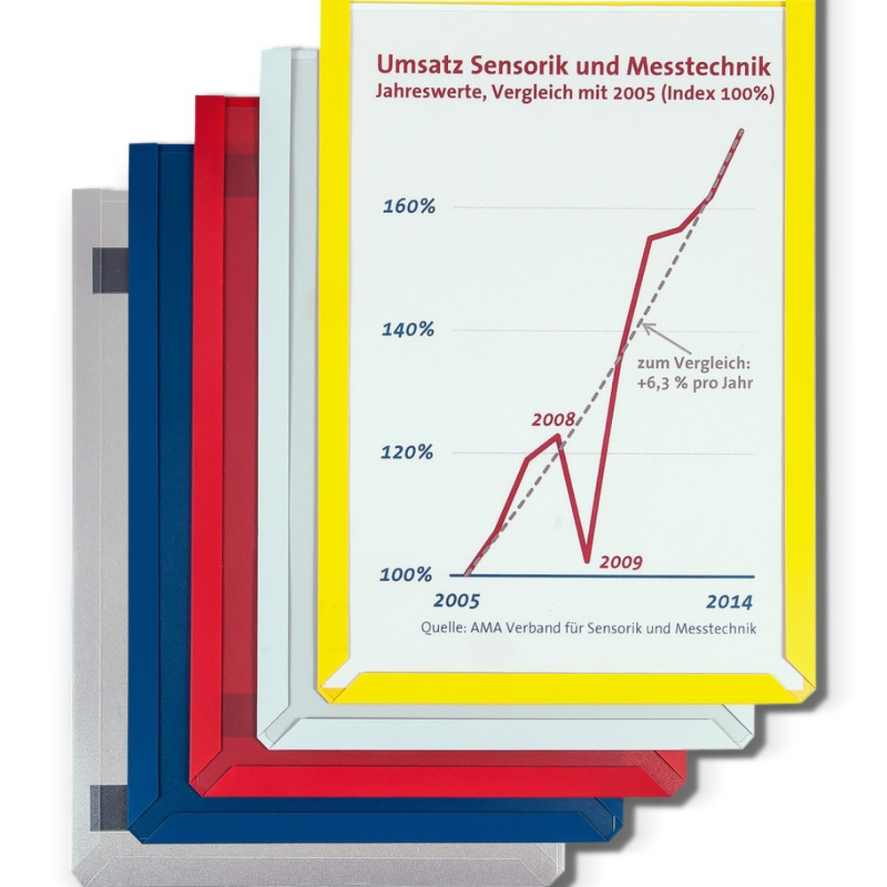 Obrázek produktu: Magnetická průhledná kapsa DIN A6, na výšku, transparentní, 10 ks/balení