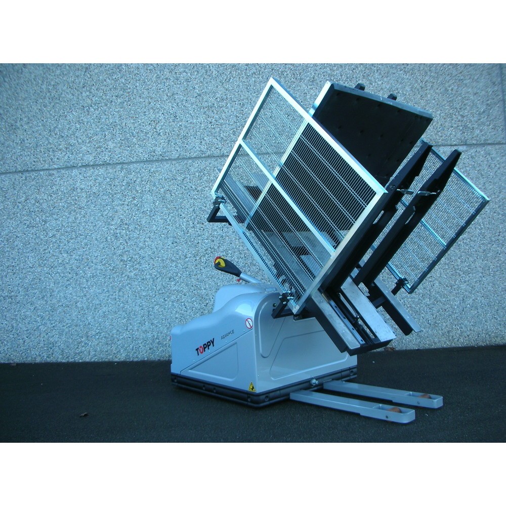 Číslo obrázku produktu 2: Mobilní obraceč palet, otvor 600 - 1800 mm, nosnost 1500 kg