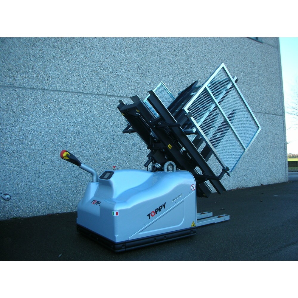 Číslo obrázku produktu 4: Mobilní obraceč palet, otvor 600 - 1800 mm, nosnost 1500 kg