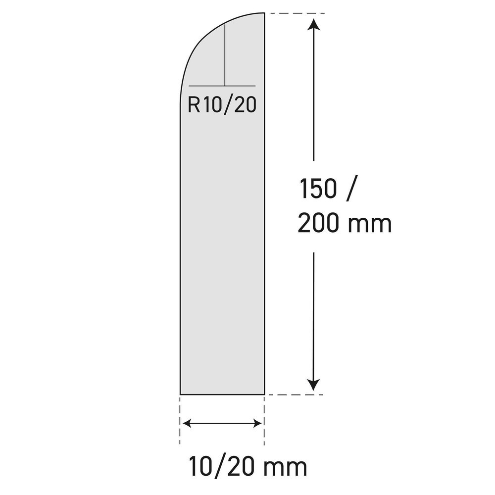 Číslo obrázku produktu 5: Protinárazová ochrana MORAVIA na stěny, k montáži, VxŠ 150 x 10 mm, délka 2060 mm, černá