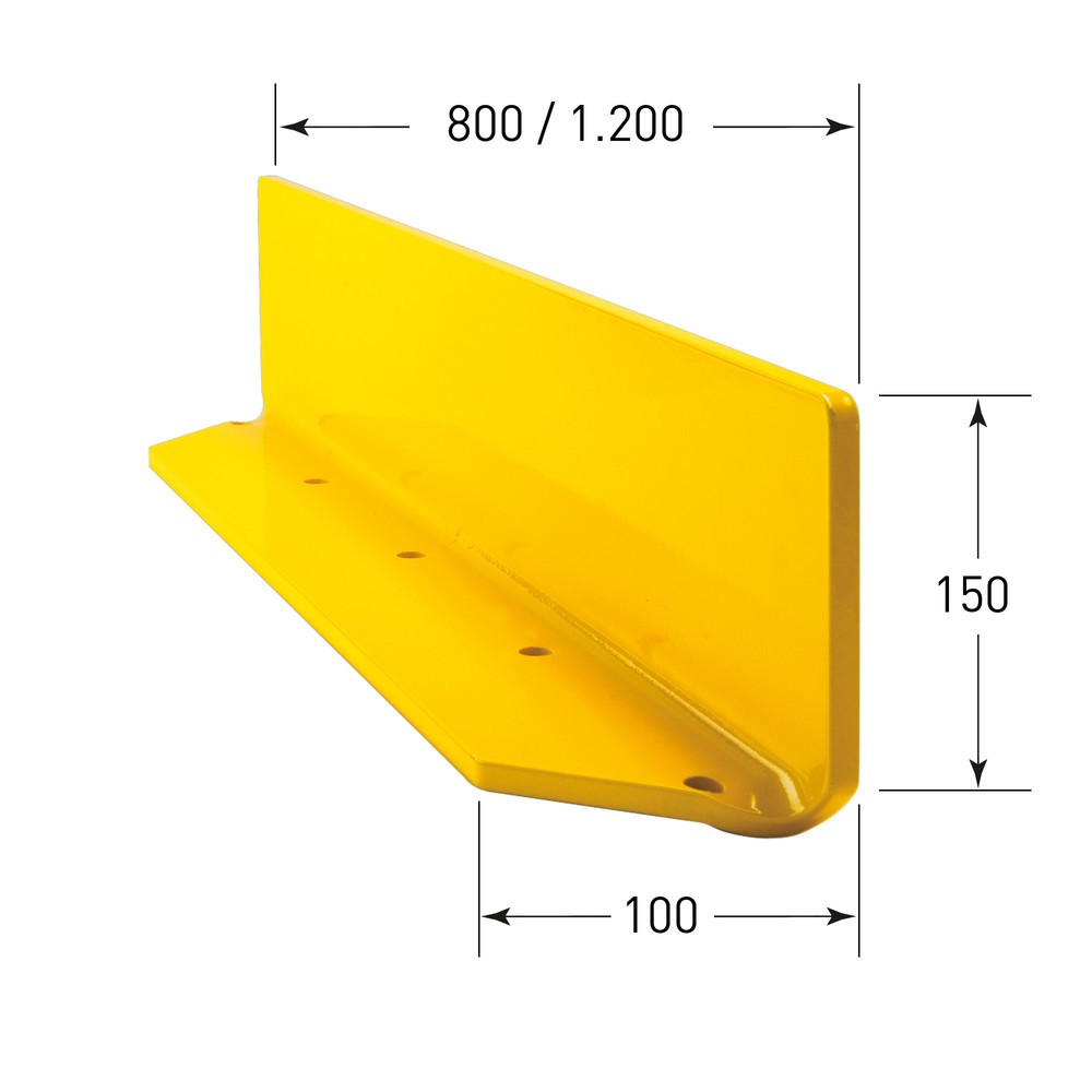 Číslo obrázku produktu 7: Naváděč kol a pneumatik, VxŠ 150 x 800 mm, tloušťka 6 mm