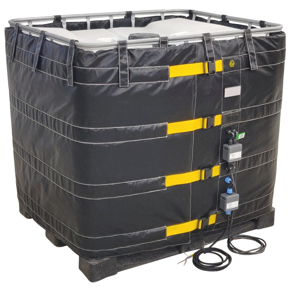 Obrázek produktu: Ohřívací manžeta Kuhlmann ATEX pro kontejnery IBC, 1000 l, 230 V, 2400 W, DxŠxV 4400 x 25 x 1000 mm