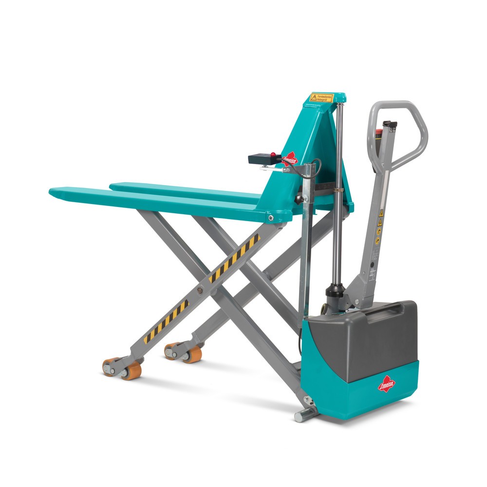 Obrázek produktu: Paletový vozík s nůžkovým mechanismem Ameise® PTM 1.5 Scissor elektrohydraulický, nosnost 1 500 kg, délka vidlí 1 200 mm