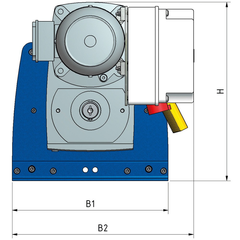 Číslo obrázku produktu 11: Elektrický vrátek PLANETA, nosnost 250 kg, 400 V