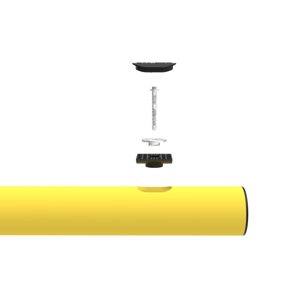 Číslo obrázku produktu 9: Podlahová profilová bariéra „Mike“, Ø 140 mm, délka 1500 mm
