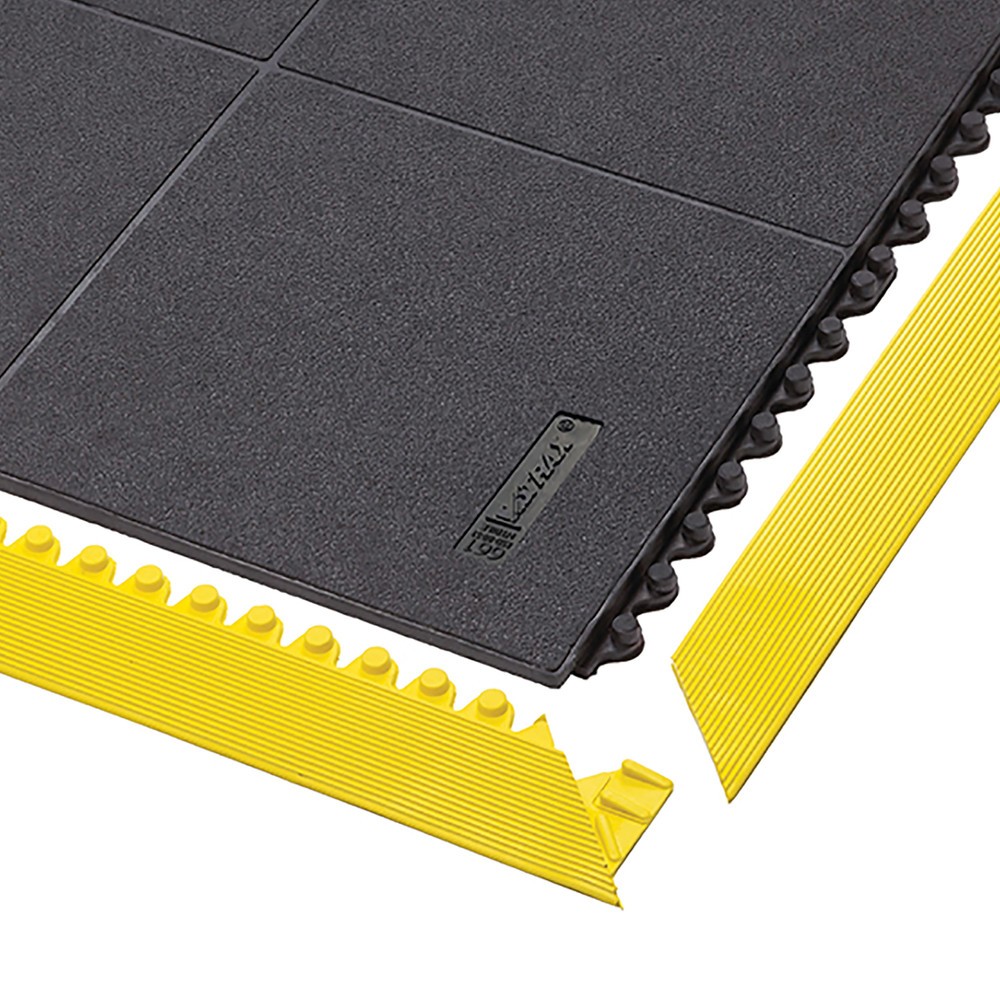 Obrázek produktu: Protiúnavová rohož NoTrax Cushion Ease Solid™ Nitrile FR, ŠxH 910 x 910 mm, černá