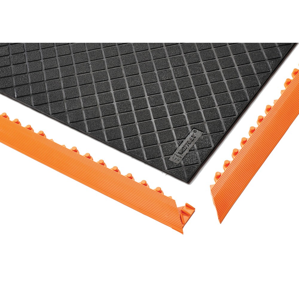 Číslo obrázku produktu 4: Protiúnavová rohož NoTrax Safety Stance Solid™, ŠxH 660 x 1020 mm, černá/oranžová