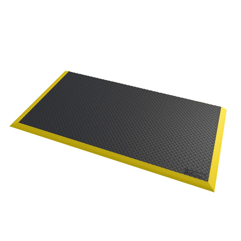 Obrázek produktu: Rohož pro pracoviště svářeče NoTrax Diamond Flex™ Nitrile, ŠxH 970 x 1630 mm, černá/žlutá