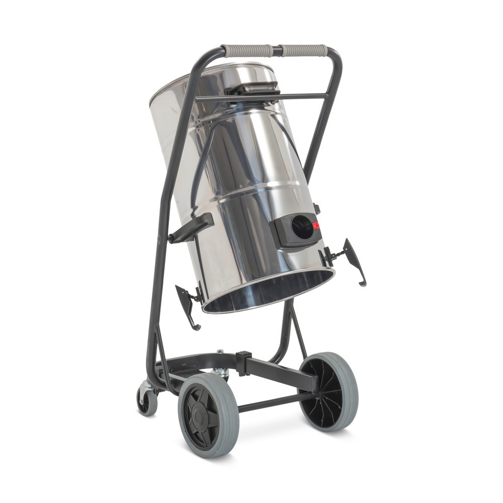 Číslo obrázku produktu 11: Vysavač k suchému a mokrému vysávání Steinbock® INOX, sklápěcí podvozek, 1400 W, 40 l