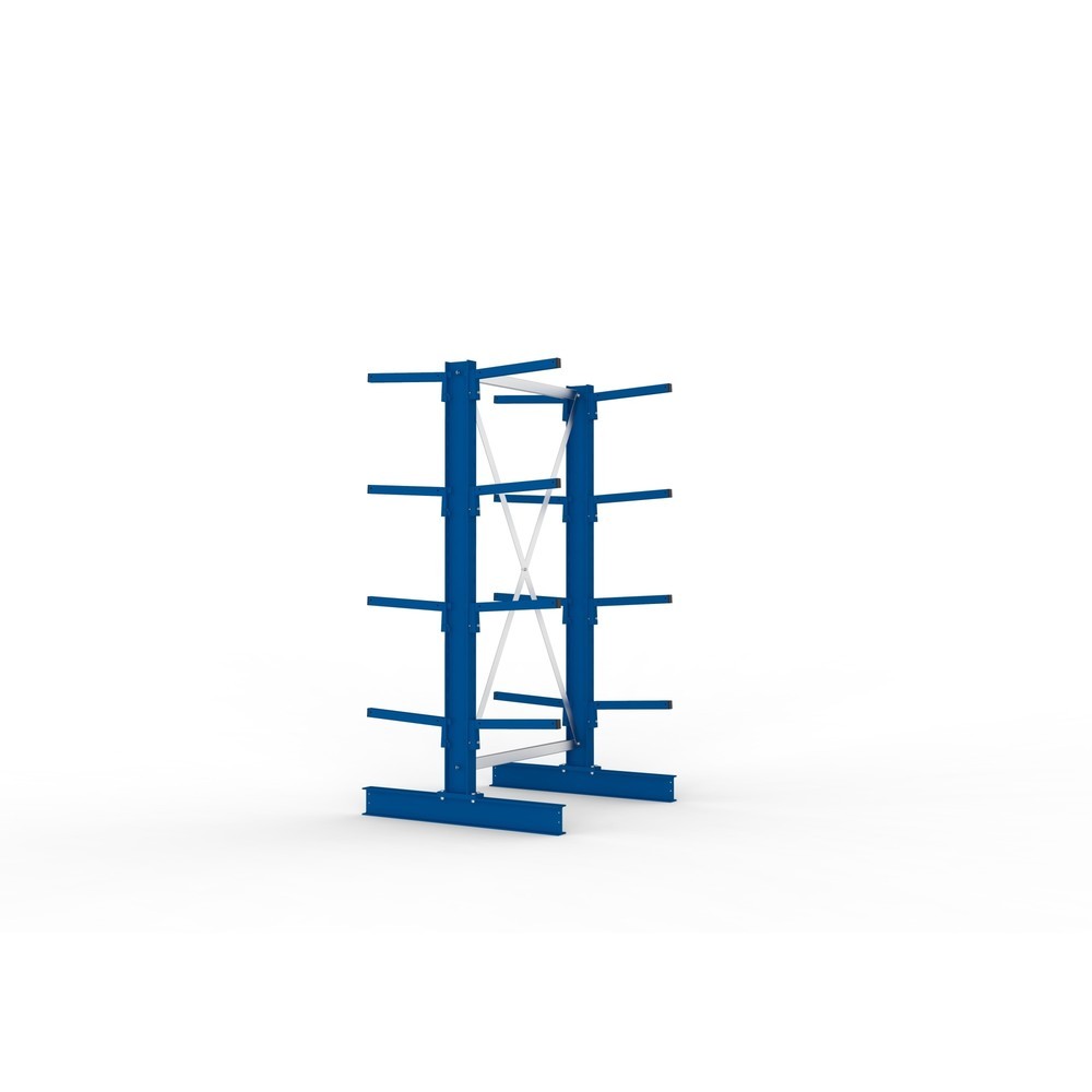 Číslo obrázku produktu 2: Základní pole konzolového regálu META, oboustranné, nosnost na rameno 220 kg, VxŠxH 2 000 x 1 094 x 1 020 mm